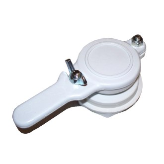 Zawór plastikowy do odstojników - biały